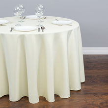 Load image into Gallery viewer, 108 in. Round Polyester Tablecloth (20 Colors)