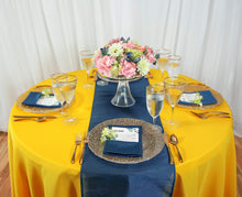 Load image into Gallery viewer, Bargain 120 In. Round Polyester Tablecloth Gold