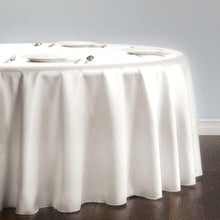 Load image into Gallery viewer, 108 in. Round Shantung Silk Tablecloth (8 Colors)