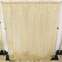 Load image into Gallery viewer, 10 x 10 ft. Sheer Sequin Backdrop Draping (4 Colors)