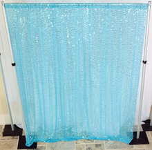 Load image into Gallery viewer, 10 x 10 ft. Sheer Sequin Backdrop Draping (4 Colors)