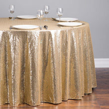 Load image into Gallery viewer, 120 in. Round Sequin Tablecloth (9 Colors)