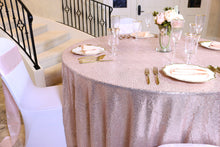 Load image into Gallery viewer, 120 in. Round Sequin Tablecloth (9 Colors)