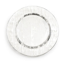 Load image into Gallery viewer, Metallic Brushed Glass Charger Plate 4/Pack (2 Colors)