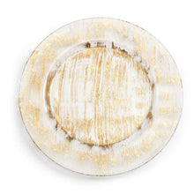 Load image into Gallery viewer, Gold Metallic Brushed Glass Charger Plate 4/Pack