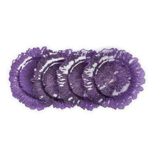 Load image into Gallery viewer, Coral Glass Charger Plate 4/Pack