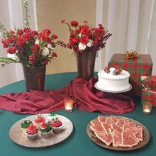 Load image into Gallery viewer, Metallic Mesh Glass Charger Plate 4/Pack (4 Colors)