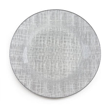 Load image into Gallery viewer, Metallic Mesh Glass Charger Plate 4/Pack (4 Colors)