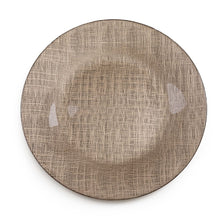 Load image into Gallery viewer, Metallic Mesh Glass Charger Plate 4/Pack (4 Colors)