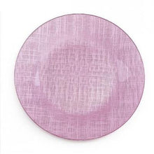 Load image into Gallery viewer, Metallic Mesh Glass Charger Plate 4/Pack (4 Colors)