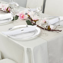 Load image into Gallery viewer, Band Clear Glass Charger Plate 4/Pack (2 Colors)