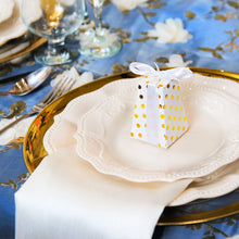 Load image into Gallery viewer, Band Clear Glass Charger Plate 4/Pack (2 Colors)