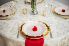 Load image into Gallery viewer, Band Clear Glass Charger Plate 4/Pack (2 Colors)