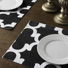 Load image into Gallery viewer, 13 X 19 in. Trellis Design Cotton Placemats 4/Pack (7 Colors)