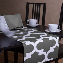 Load image into Gallery viewer, 13 X 90 in. Trellis Design Cotton Table Runner (9 colors)