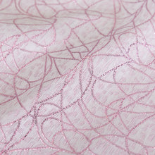 Load image into Gallery viewer, 85 in. Square Abstract Silk Embroidered Polyester Tablecloth Light Pink