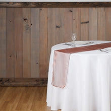 Load image into Gallery viewer, 14 x 108 in. Organza Table Runner