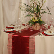 Load image into Gallery viewer, 14 x 108 in. Organza Table Runner