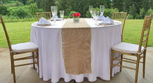 Load image into Gallery viewer, 13 x 108 in. Burlap Table Runner Natural