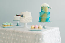 Load image into Gallery viewer, 14 ft. Cascading Ripples Table Skirt (6 Colors)