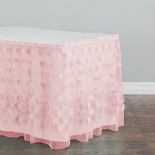 Load image into Gallery viewer, 14 ft. Cascading Ripples Table Skirt (6 Colors)
