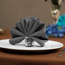 Load image into Gallery viewer, 17 in. Polyester Napkins Charcoal (1 Dozen)