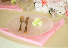 Load image into Gallery viewer, Sunburst Glass Charger Plate 4/Pack, (4 colors)