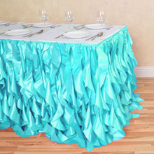 Load image into Gallery viewer, 21 ft. Curly Willow Table Skirt (12 Colors)