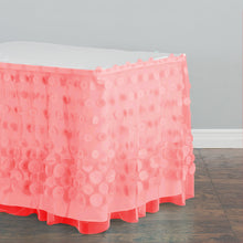 Load image into Gallery viewer, 21 ft. Cascading Ripples Table Skirt (6 Colors)