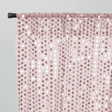 Load image into Gallery viewer, 50 x 120 in. Sheer Sequin Backdrop Draping (5 Colors)