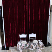 Load image into Gallery viewer, 58 X 120 in. Velvet Backdrop Draping (7 Colors)