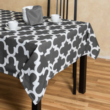 Load image into Gallery viewer, 58 X 70 in. Rectangular Trellis Cotton Tablecloth (5 Colors)