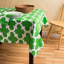 Load image into Gallery viewer, 58 X 70 in. Rectangular Trellis Cotton Tablecloth (5 Colors)