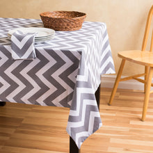 Load image into Gallery viewer, 58 X 70 in. Rectangular Chevron Cotton Tablecloth (5 Colors)