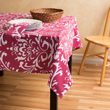 Load image into Gallery viewer, 58 X 70 in. Rectangular Cotton Vintage Royalty Tablecloth