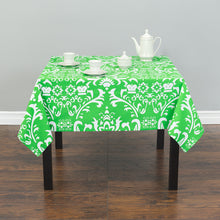 Load image into Gallery viewer, 58 X 70 in. Rectangular Cotton Vintage Royalty Tablecloth (4 Colors)