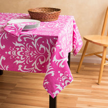 Load image into Gallery viewer, 58 X 70 in. Rectangular Cotton Vintage Royalty Tablecloth (4 Colors)