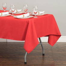 Load image into Gallery viewer, 60 x 102 in. Rectangular Polyester Tablecloth Red