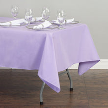 Load image into Gallery viewer, 60 x 102 in. Rectangular Polyester Tablecloth Lavender