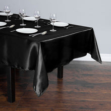 Load image into Gallery viewer, 60 X 126 in. Rectangular Satin Tablecloth (16 Colors)