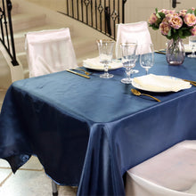 Load image into Gallery viewer, 60 X 126 in. Rectangular Satin Tablecloth (16 Colors)
