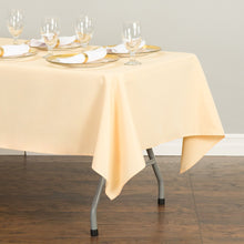 Load image into Gallery viewer, 60 x 126 in. Rectangular Polyester Tablecloth Peach