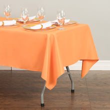 Load image into Gallery viewer, 60 x 126 in. Rectangular Polyester Tablecloth Orange