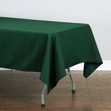 Load image into Gallery viewer, Bargain 60 X 126 In. Rectangular Polyester Tablecloth Hunter Green
