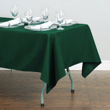 Load image into Gallery viewer, Bargain 60 X 126 In. Rectangular Polyester Tablecloth Hunter Green