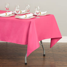 Load image into Gallery viewer, 60 x 126 in. Rectangular Polyester Tablecloth Fuchsia