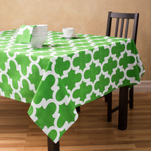 Load image into Gallery viewer, 60 X 126 in. Rectangular Trellis Cotton Tablecloth (7 colors)