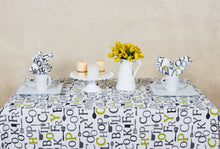 Load image into Gallery viewer, 60 X 126 in. Rectangular Chef Print Cotton Tablecloth