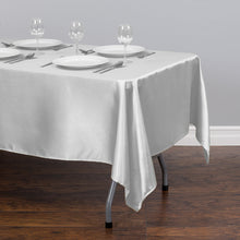 Load image into Gallery viewer, 60 X 126 in. Rectangular Satin Tablecloth (16 Colors)