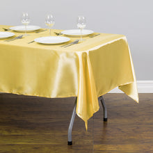 Load image into Gallery viewer, 60 X 126 in. Rectangular Satin Tablecloth (16 Colors)